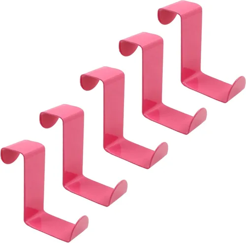 Miniatura 14 de 5 ganchos para colgar sobre la puerta, ganchos para colgar en forma de Z, doble cabeza que se adapta a anchos de puerta de 2 y 1 pulgada, gancho