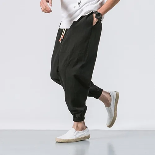 Miniatura 54 de Pantalones deportivos para hombre, pantalones de otoño e invierno y sólidos para hombres y hombres, cómodos con múltiples bolsillos