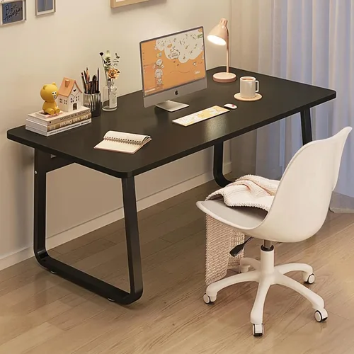 Miniatura 12 de Escritorio moderno de 31.5 pulgadas, mesa de computadora de estilo simple, escritorio de oficina industrial, color blanco