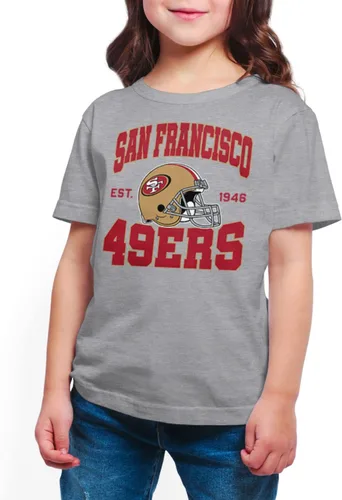 Miniatura 2 de Junk Food Clothing x NFL - Casco de equipo - Camiseta de manga corta para niños y niñas con licencia oficial de la NFL