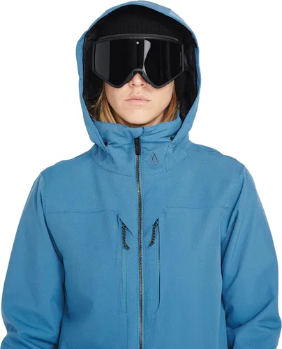 Miniatura 12 de Volcom Shelter 3D - Chaqueta con capucha para mujer, con aislamiento elástico, para snowboard, esquí, invierno