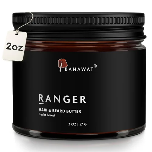 Miniatura 12 de BAHAWAT Acondicionador sin enjuague para hombres - Tabaco y Oud - Fortalece y suaviza mientras alivia la picazón - Fabricado en Estados Unidos