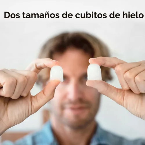 Miniatura 4 de Silonn - Máquina para hacer hielo con encimera, 9 cubos listos en 6 minutos, 26 libras en 24 horas, máquina de hielo autolimpiante con cuchara