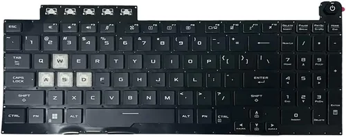 Miniatura 6 de JINTAI Teclado retroiluminado negro de Estados Unidos para ASUS TUF Gaming 8 F15 FX506 FA506 FA506II FX506H FA506Q FX506L FA506H F17 FX706 FX706L