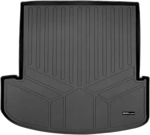 Miniatura 14 de SMARTLINER Juego de alfombrillas negras de tercera fila para todo tipo de clima, compatibles con Kia Telluride/Hyundai Palisade 2020-2023 con banco
