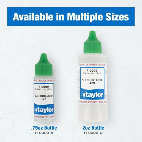 Miniatura 4 de Taylor R-0009 Ácido sulfúrico .12N (3/4 oz)