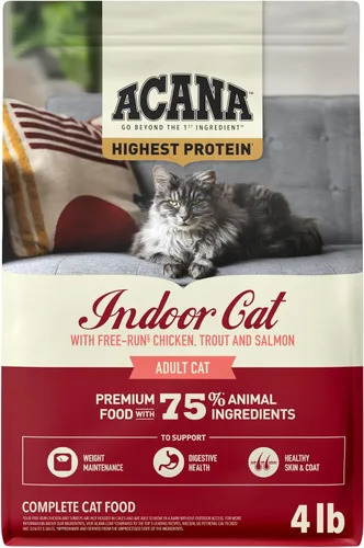 Miniatura 9 de ACANA Indoor Entrée - Receta de pescado, alimento seco para gatos, bolsa de 4 libras