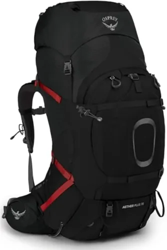Miniatura 11 de Osprey Aether Plus 70 - Mochila de mochilero para hombre, color gris, talla L/XL Eclipse Gris