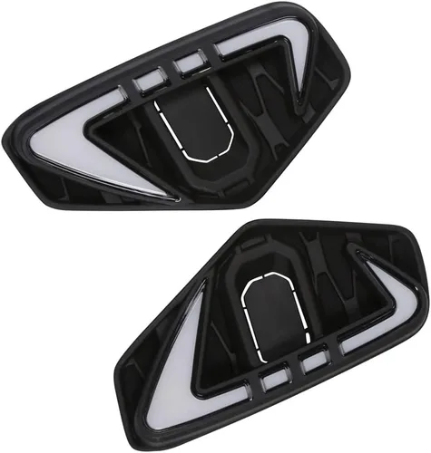 Miniatura 5 de Riloer DRL Luz de circulación diurna con cable, luz antiniebla LED ámbar blanco, señal de giro, 2021 2022 compatible con Nissan Navara NP300