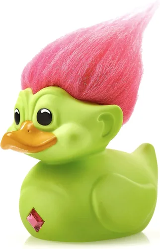 Miniatura 7 de TUBBZ First Edition Rainbow Troll Figura coleccionable de pato de goma de vinilo – Producto oficial de Trolls – TV, películas y videojuegos Arco
