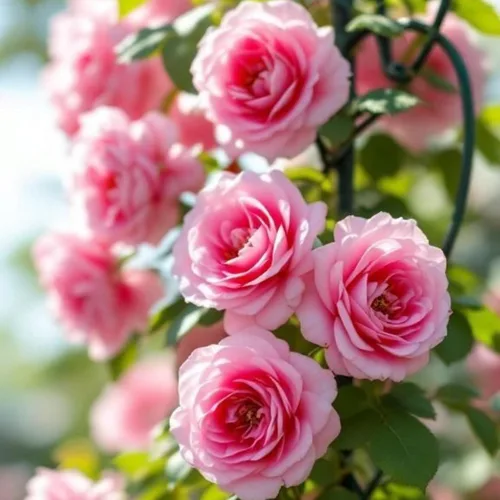 Miniatura 5 de Más de 500 rosas trepadoras perennes para plantar arbustos trepadores de vid fragante mariposa rara sin OMG semillas de flores de herencia