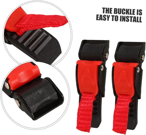 Miniatura 8 de 4 clips de hebilla de motocicleta de liberación rápida sujetadores de seguridad para compatibilidad rojo tipo A clips de inserción para accesorios