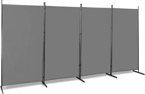 Miniatura 11 de Pantalla de privacidad plegable portátil de 3 paneles, divisor de habitación de 6 pies, divisores de pared portátiles de oficina, divisores