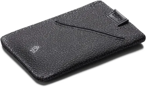 Miniatura 2 de Bellroy Funda de tarjeta, cartera delgada de cuero (máximo 8 tarjetas y billetes), Negro estelar