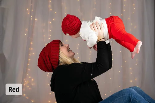 Miniatura 2 de Funky Junque - Gorro tejido tipo Beanie calentito para bebé, ideal para el invierno
