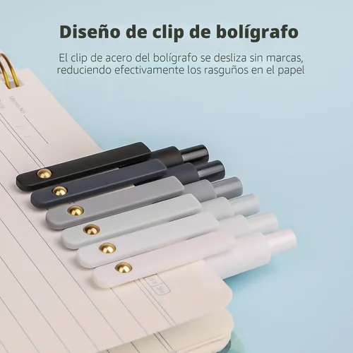 Miniatura 5 de Ddaowanx Bolígrafos de gel, tinta negra, secado rápido, 1/32 pulgadas, escritura suave, punta fina, bonitos suministros escolares, oficina, regalo 6