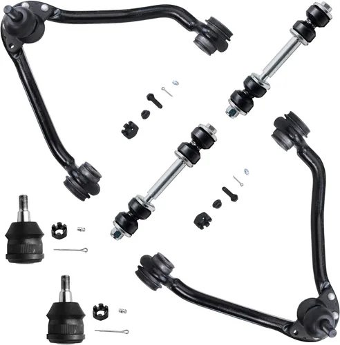 Miniatura 280 de Detroit Axle - Kit de extremo delantero para Chrysler 300 Dodge Charge Challenger 2011-2023, 2 brazos de control inferiores traseros 2 rótulas