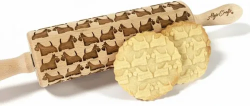 Miniatura 8 de MEOW CATS - Pin de rodillo de madera hecho a mano con regalo para amantes de los gatos