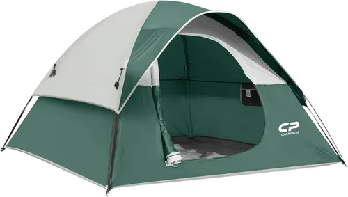 Miniatura 7 de CAMPROS CP 3 Person Tent, Dome Tents for Camping with Rainfly, Waterproof Camping Tent Easy Set Up, Portable Family Tent with Large Mesh Window &