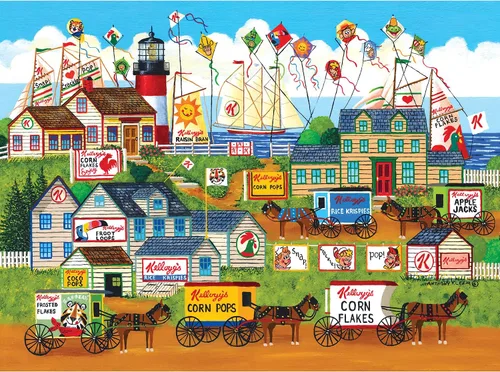 Miniatura 12 de RoseArt - Kellogg's - Anuncios de cereales - Rompecabezas de 1000 piezas para adultos