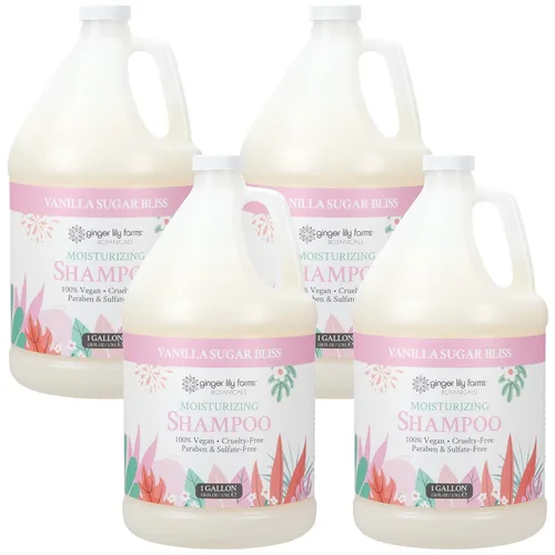 Miniatura 25 de Ginger Lily Farms Botanicals - Champú hidratante para todo tipo de cabello, 100% vegano y libre de crueldad, felicidad de azúcar de vainilla