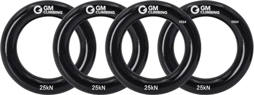 Miniatura 12 de GM CLIMBING Rappel Ring 25kN para escalada en roca Arborist Rescue Slackline Hammock
