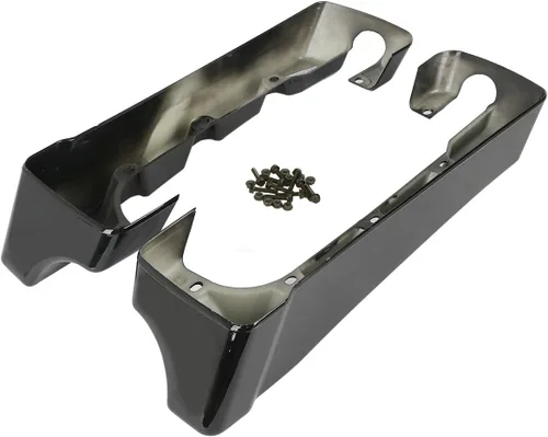 Miniatura 9 de XMT-MOTO Extensión de bolsa de sillín estirada de 4 pulgadas para Harley Davidson 1994-2013, todos los modelos Touring, incluyendo road glide, road