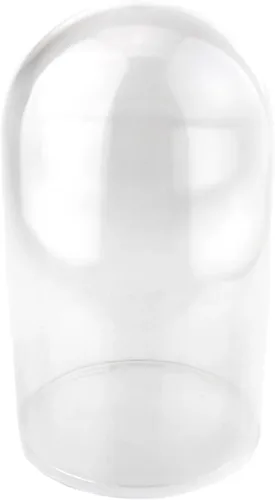 Miniatura 5 de HOMEFORD Vitrina de cúpula de plástico con base transparente, 4 pulgadas, 1 unidad