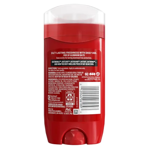 Miniatura 8 de Old Spice Desodorante sin aluminio para hombres, frescura 24/7 y aroma duradero, protección contra olores de larga duración, huele como un héroe