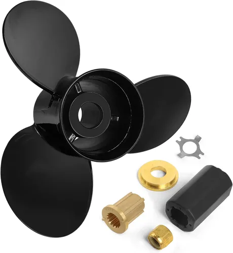 Miniatura 3 de NOVINO Hélice para barco Mercruiser Alpha One/Bravo One y motores fueraborda Mercury 135-300HP 2 y 4 tiempos, hélice de aluminio para barcos 15