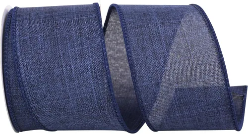 Miniatura 46 de Cinta Reliant Ribbon 92573W-031-09K para borde con alambre Everyday Linen Value, 1-1/2 pulgadas x 50 yardas, color negro
