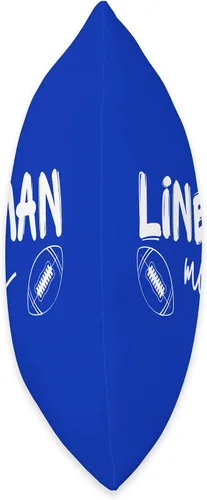 Miniatura 2 de I Love my Quarterback QB Funny Offensive Line Mom Football Throw Pillow