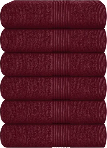Miniatura 17 de Belizzi Home Toallas de Baño Extragrandes Premium de Algodón Paquete de 2, 35x70 - 100% Algodón Puro - Ideal para Uso Diario - Ultra Suave y Morado