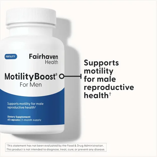 Miniatura 7 de FertilAid para hombres y MotilityBoost Combo, vitaminas prenatales y suplemento de fertilidad masculina para apoyar el recuento y la motilidad
