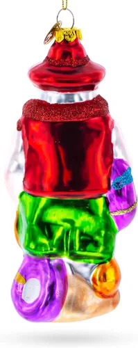 Miniatura 3 de Adorno navideño de cristal de Papá Noel en la playa