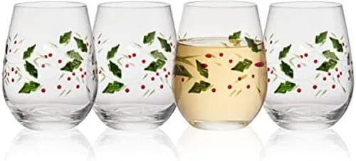 Miniatura 7 de Pflatzgraff Winterberry - Juego de 4 copas de vino, transparentes, 13 onzas líquidas