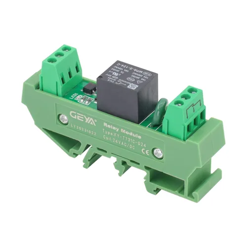 Miniatura 21 de Módulo de relé de 4 canales 1 módulo de relé de interfaz DC/CA de montaje en carril DIN SPDT de 12V (FY-T734-12VACDC)
