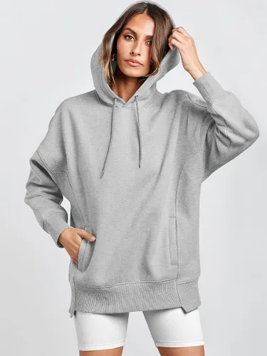 Miniatura 4 de ANRABESS Sudaderas con capucha de gran tamaño para mujer, sudadera de forro polar 2024, trajes de moda para adolescentes y niñas