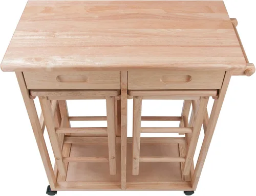 Miniatura 3 de Winsome Wood Suzanne - Set de cocina cuadrado, natural, haya
