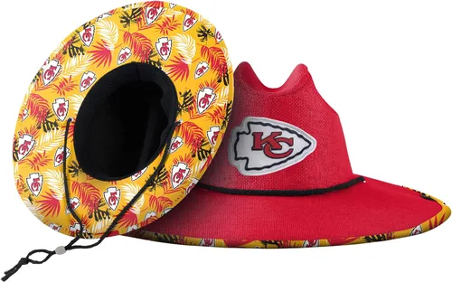 Miniatura 25 de FOCO - Sombrero de paja con logotipo de equipo universitario de NCAA y estampado floral para hombre TEAM LOGO