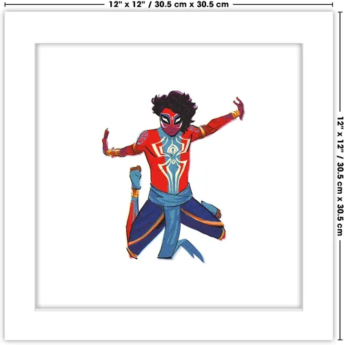 Miniatura 6 de Trends International Gallery Pops Spider-Man: Across the Spider-Verse - Póster de pared de Pavitr Prabhakar de Spider-Man, 12 x 12 pulgadas, versión