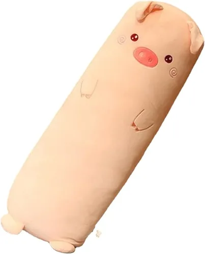 Miniatura 7 de Almohadas de Cuerpo de Felpa Larga Lindas de 27" Almohadas de Cuerpo para la Cama con Forma de Animal de Peluche para Abrazar Muñecos de Peluche
