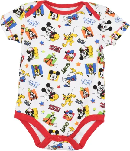 Miniatura 5 de Disney Mickey Mouse Lion King Winnie the Pooh Pixar Toy Story Buscando a Nemo Baby Paquete de 5 mamelucos para recién nacido a bebé