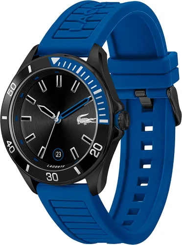 Miniatura 2 de Lacoste Reloj de cuarzo de acero inoxidable para hombre con correa de silicona