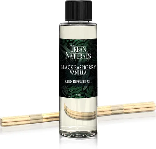 Miniatura 90 de Urban Naturals Recambio de aceite difusor de varillas ámbar y lavanda, lavanda relajante, ámbar cálido, aroma calmante para habitación, 4 onzas +