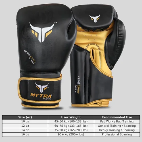 Miniatura 5 de Mytra Fusion Boxing Gloves – Kickboxing Gloves for Men & Women Boxing Training Gloves MMA Muay Thai Gloves Punching Gloves