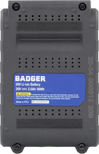 Miniatura 5 de Batería inalámbrica Wild Badger Power de 20 voltios 2.0 Ah