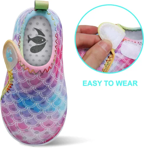 Miniatura 86 de FEETCITY Baby Boys Girls Water Sport Shoes Barefoot Kids Aqua Socks Quick-Dry Beach Swim Pool Shoes