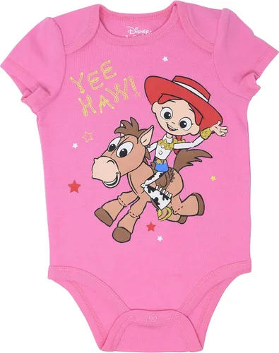 Miniatura 5 de Disney Classics The Aristocats Lion King Winnie the Pooh Pixar Toy Story Baby Girls 5 Pack Bodysuits Newborn to Infant