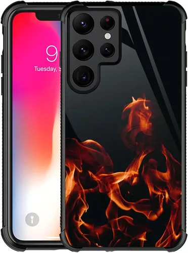 Miniatura 19 de CARLOCA Funda compatible con Samsung Galaxy S22 Ultra, increíble diseño de patrón de luz espacial nebulosa para niñas y niños, a prueba de golpes
